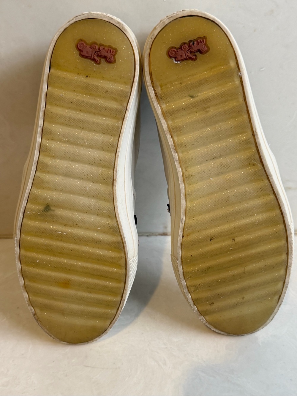 Coach Embellished Stars and Clouds White Slip-On Sneakers C115 - Picture 9 of 9